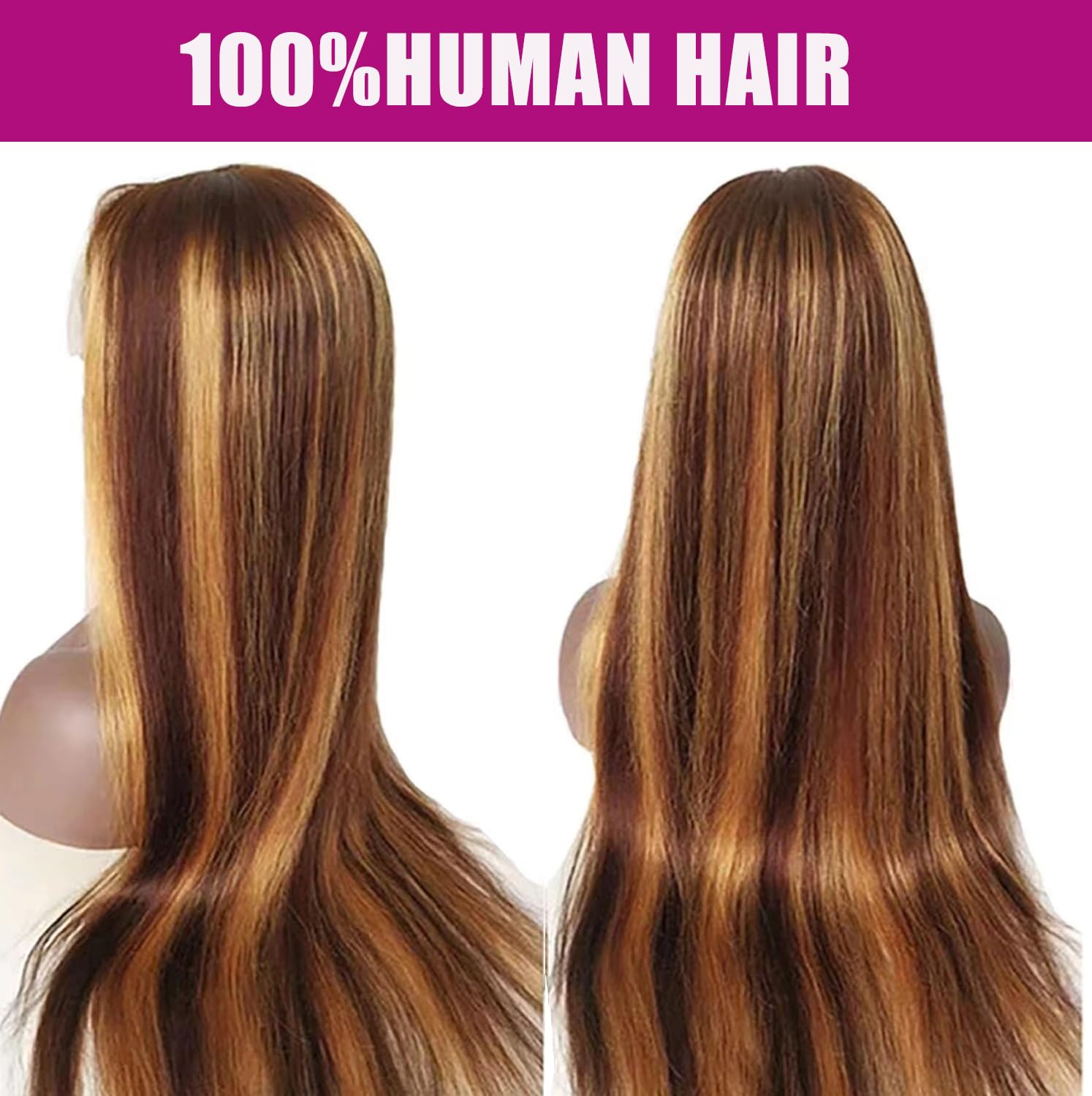 Highlight Frontal Straight Wig - Colored Wigs, Shop All Wigs, Straight Wigs