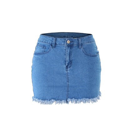 Raven Denim Mini Skirt