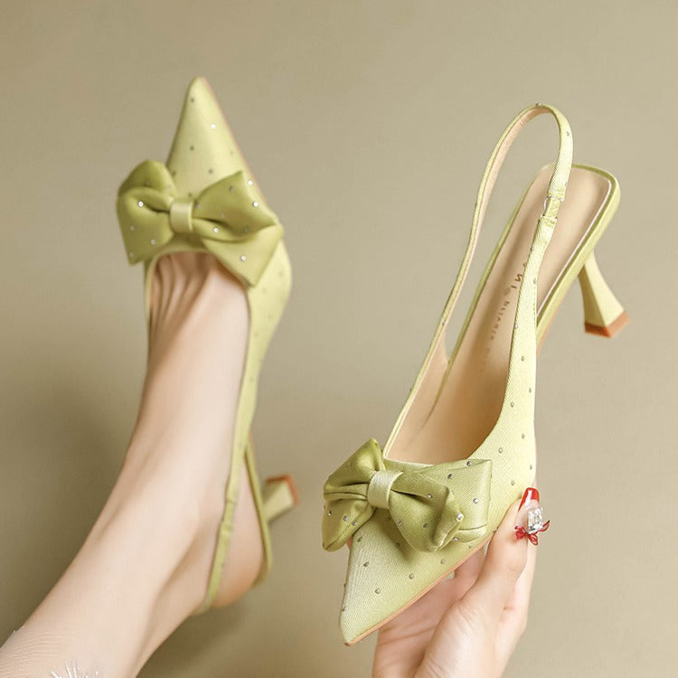 Shirley Rhinestone Pumps - Pumps