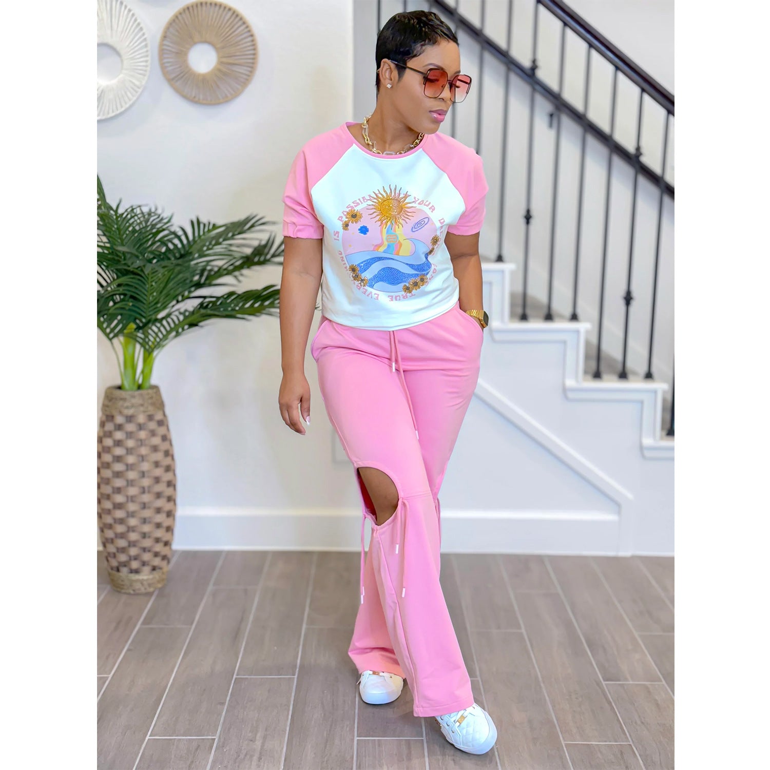Slim Fit Casual Two-piece - Two Piece Sets