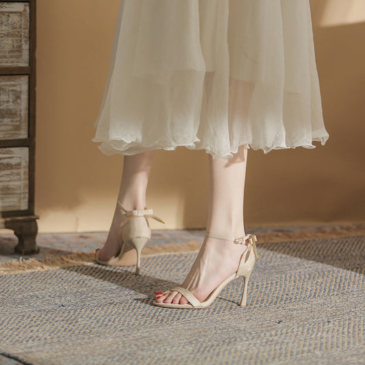 Sleek Elegance - High Heel Sandals