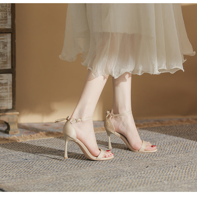 Sleek Elegance - High Heel Sandals