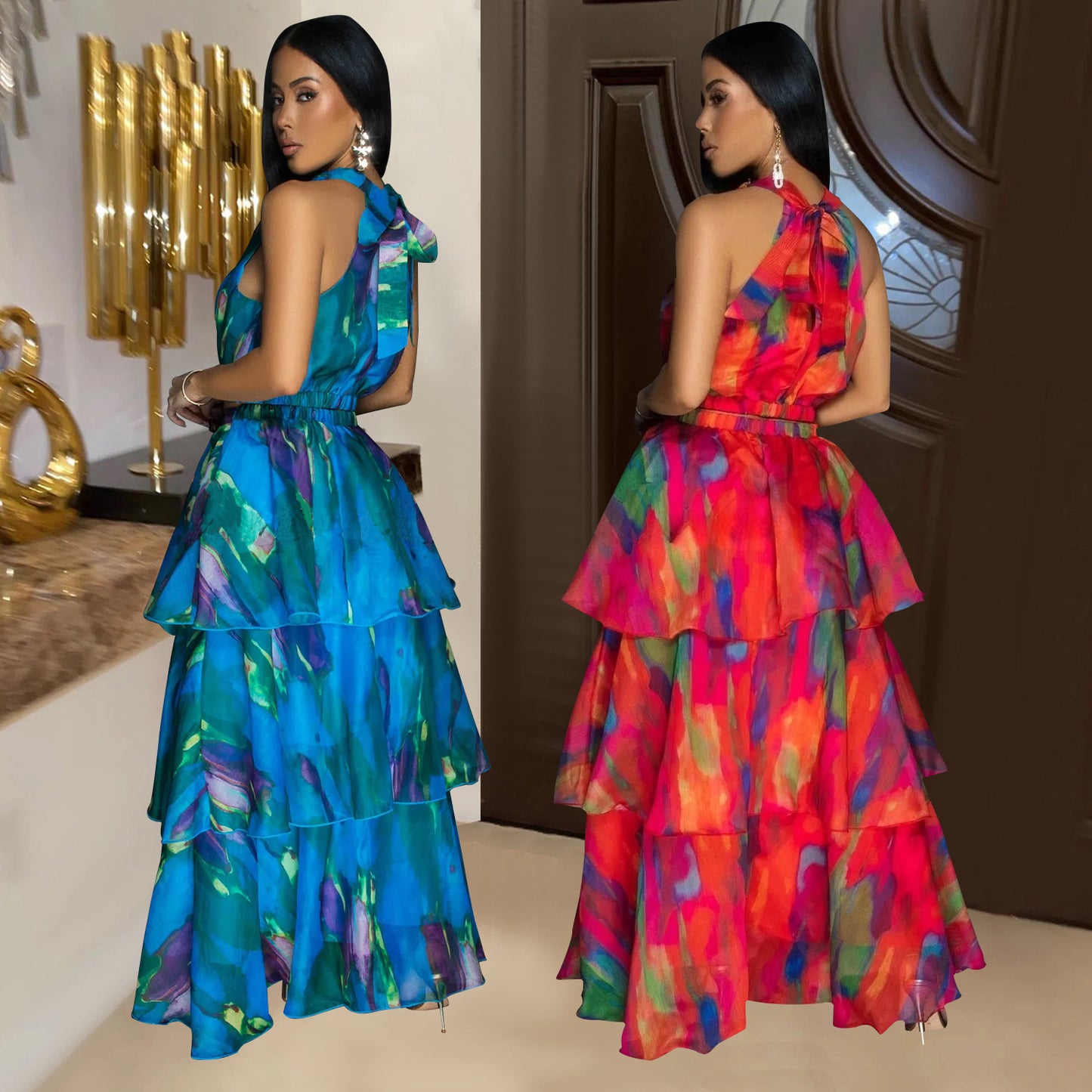 Nya Tulle Maxi Dress - Beachwear, Dresses, Two Piece Sets