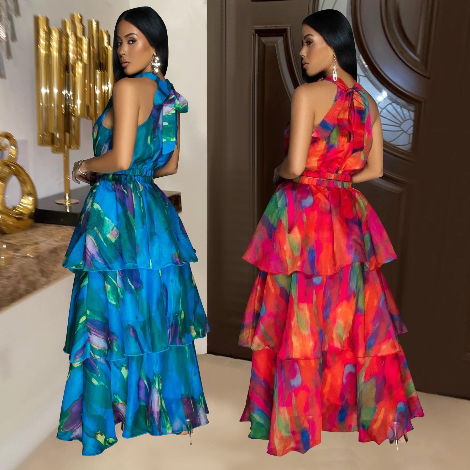 Nya Tulle Maxi Dress - Beachwear, Dresses, Two Piece Sets