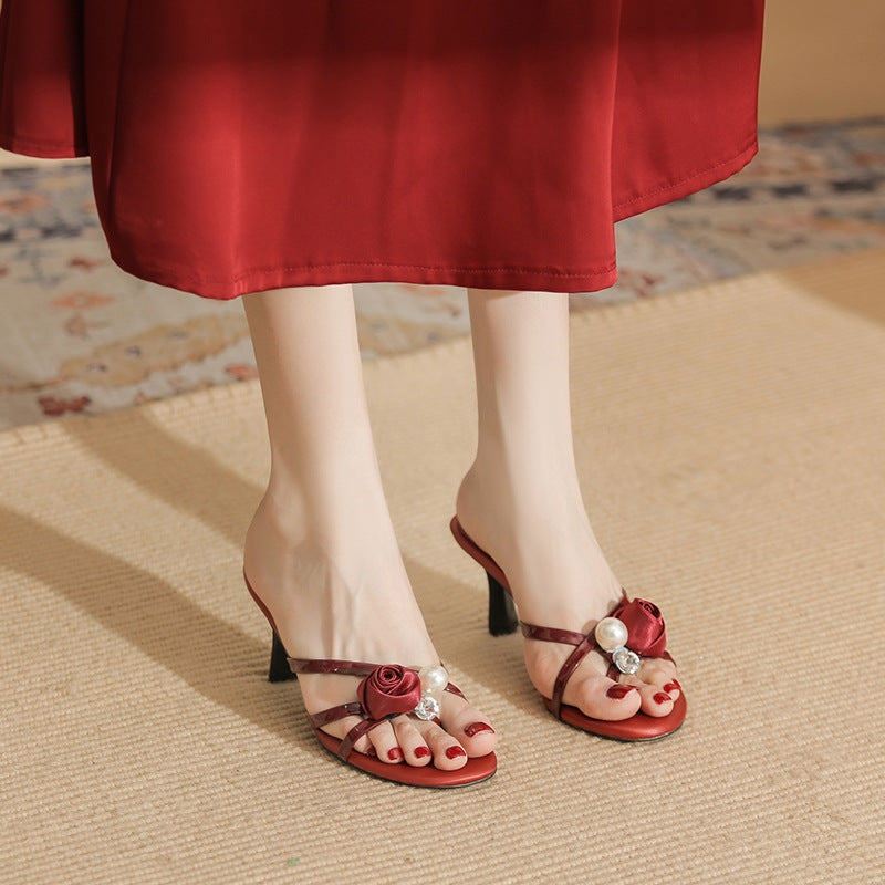 Regal Stiletto Sandals - High Heel Sandals
