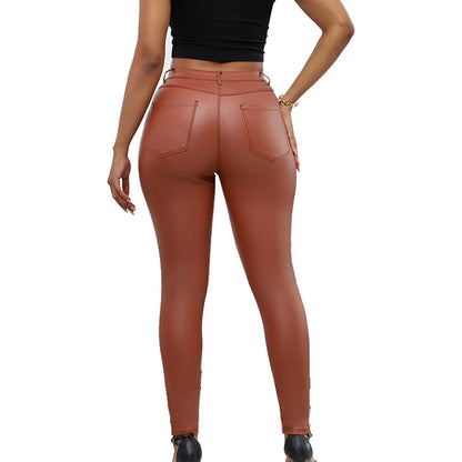 All Night  Faux Leather Legging - Pants