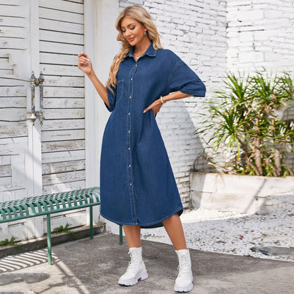 Natalia Denim Shirt Dress - Denim, Dresses, Shirts & Shorts