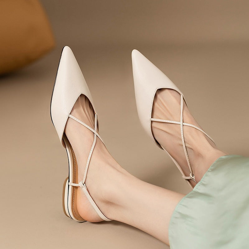 Whitley Flat Heel Pumps - Pumps