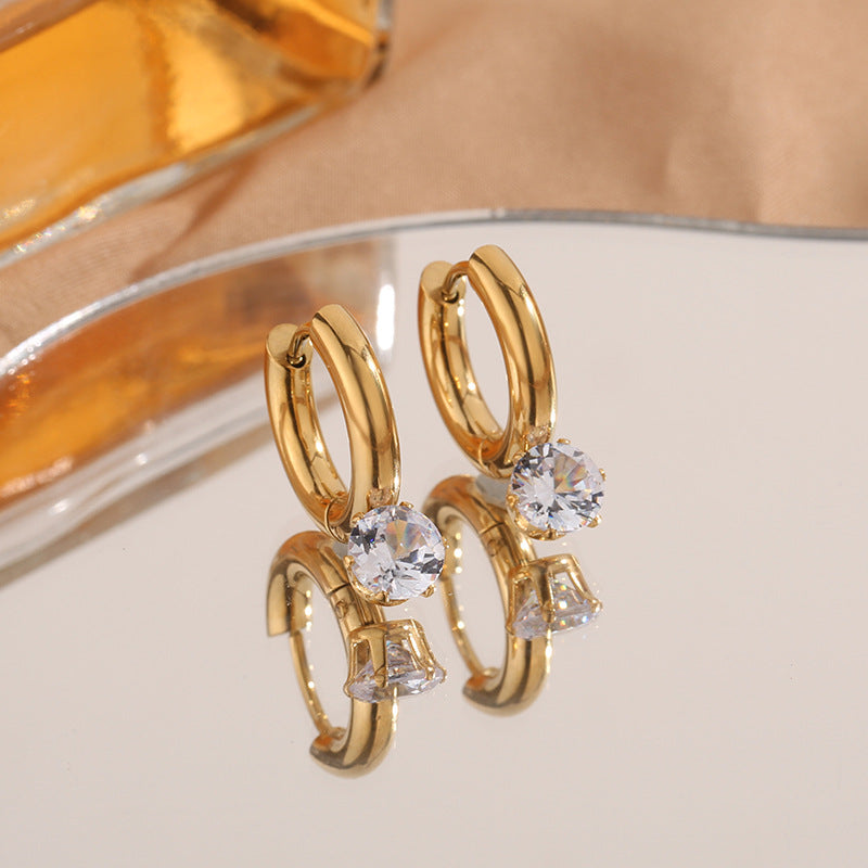 Crystal Danglers - Earrings