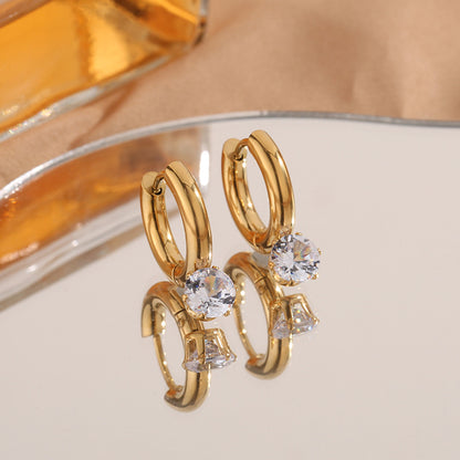 Crystal Danglers - Earrings