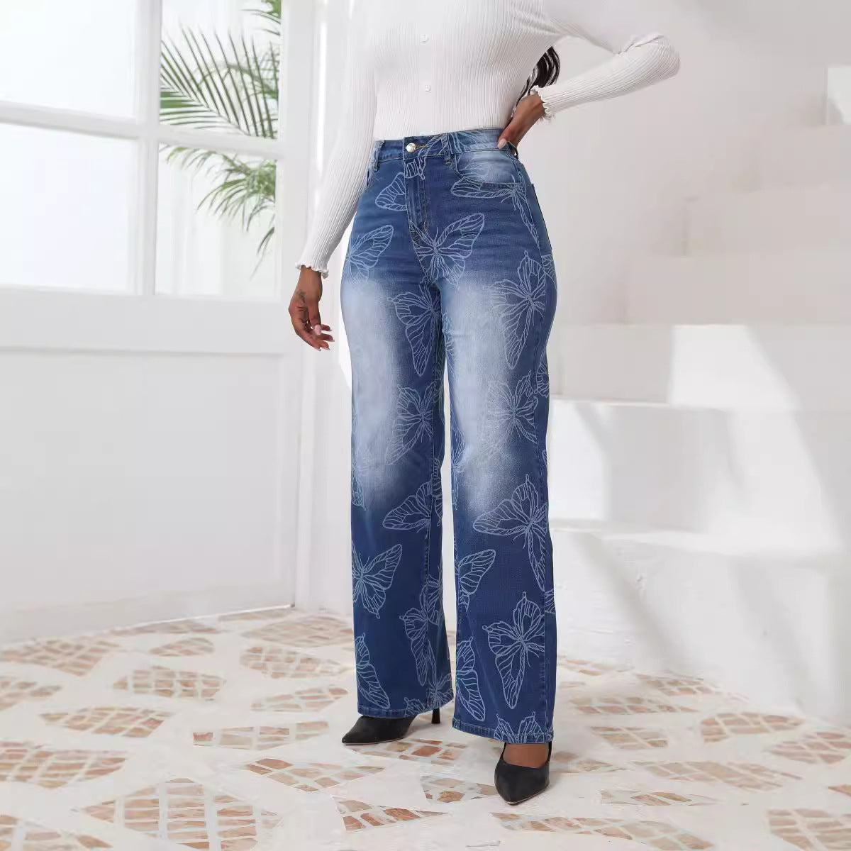 Star Show Baggy Jean - Denim, Pants