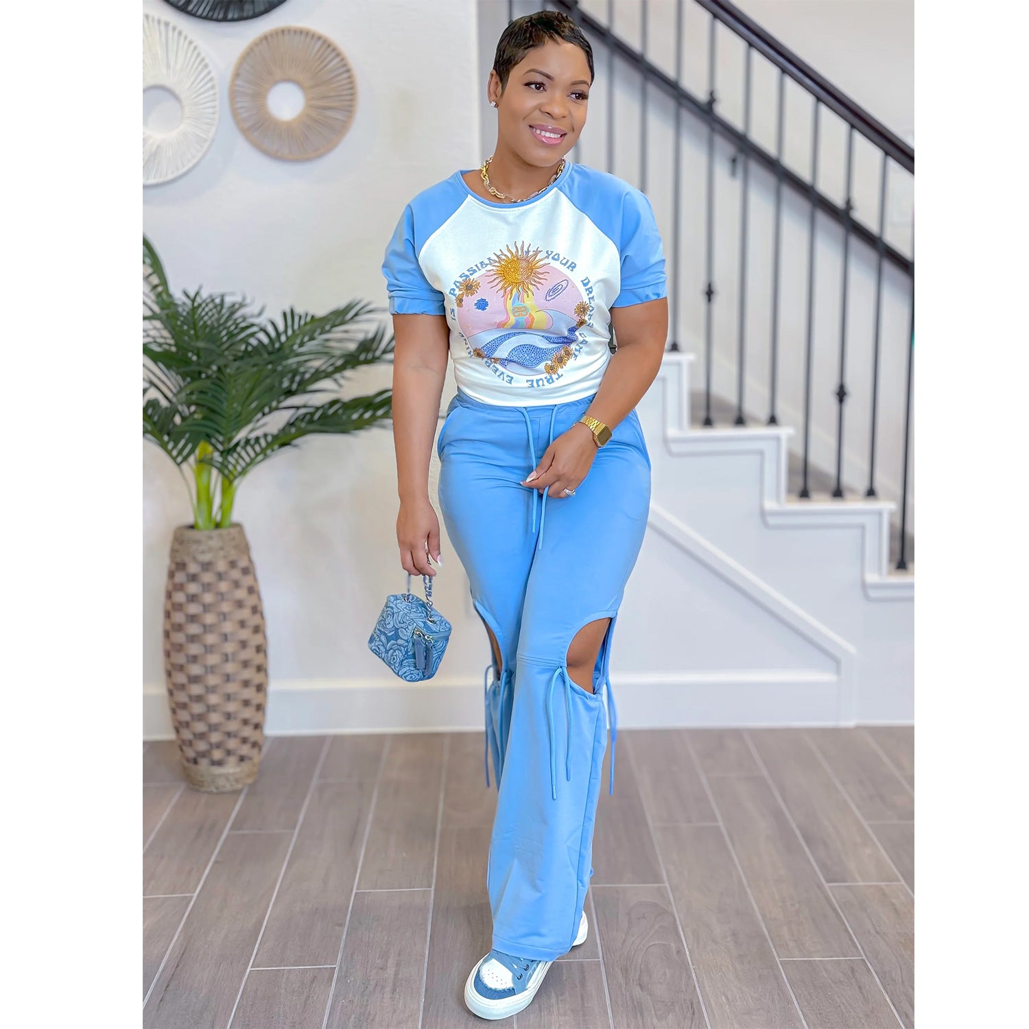 Slim Fit Casual Two-piece - Two Piece Sets