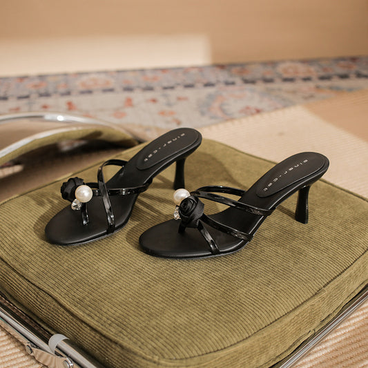 Regal Stiletto Sandals - High Heel Sandals