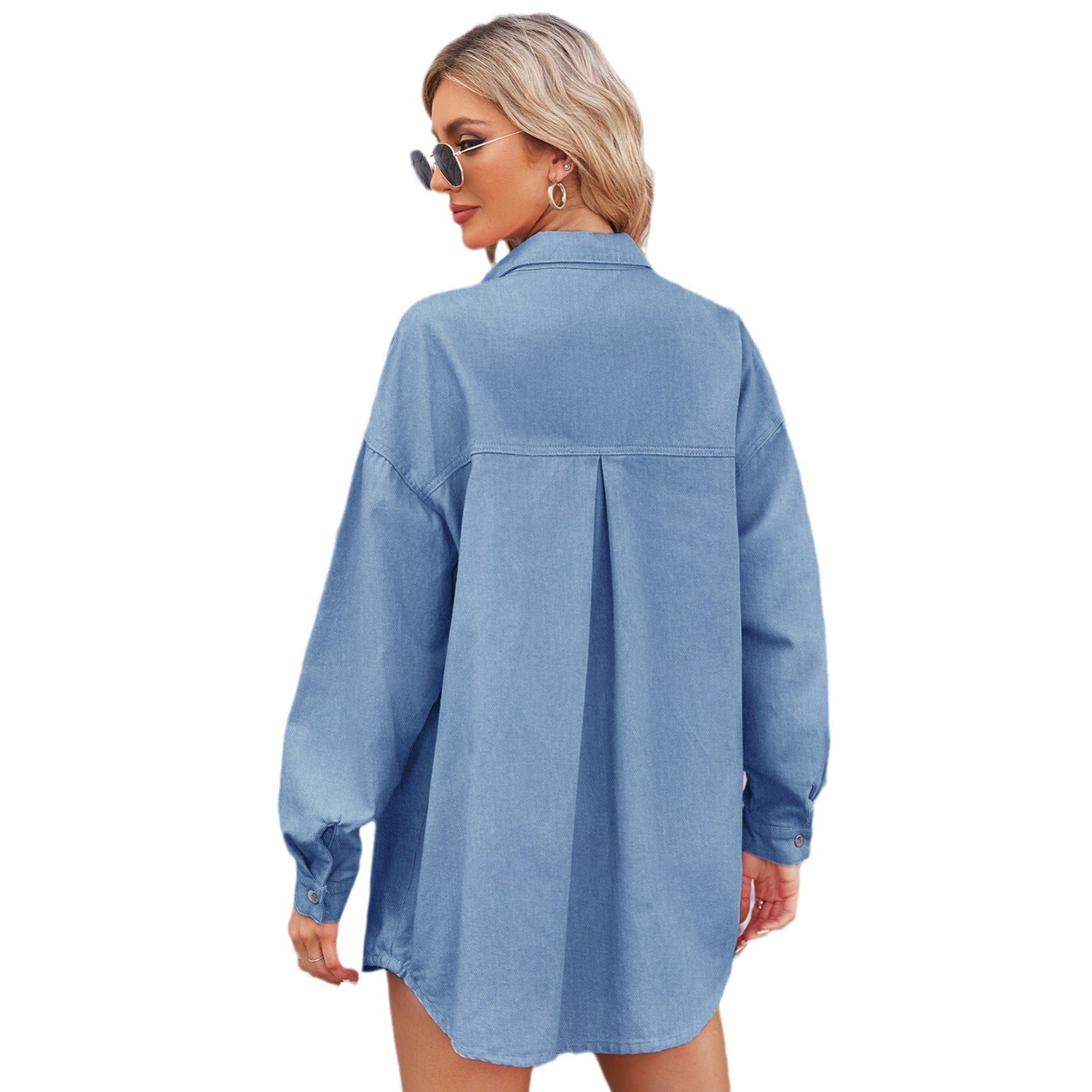 Drea Denim Shirt - Denim, Shirts & Shorts, Tops