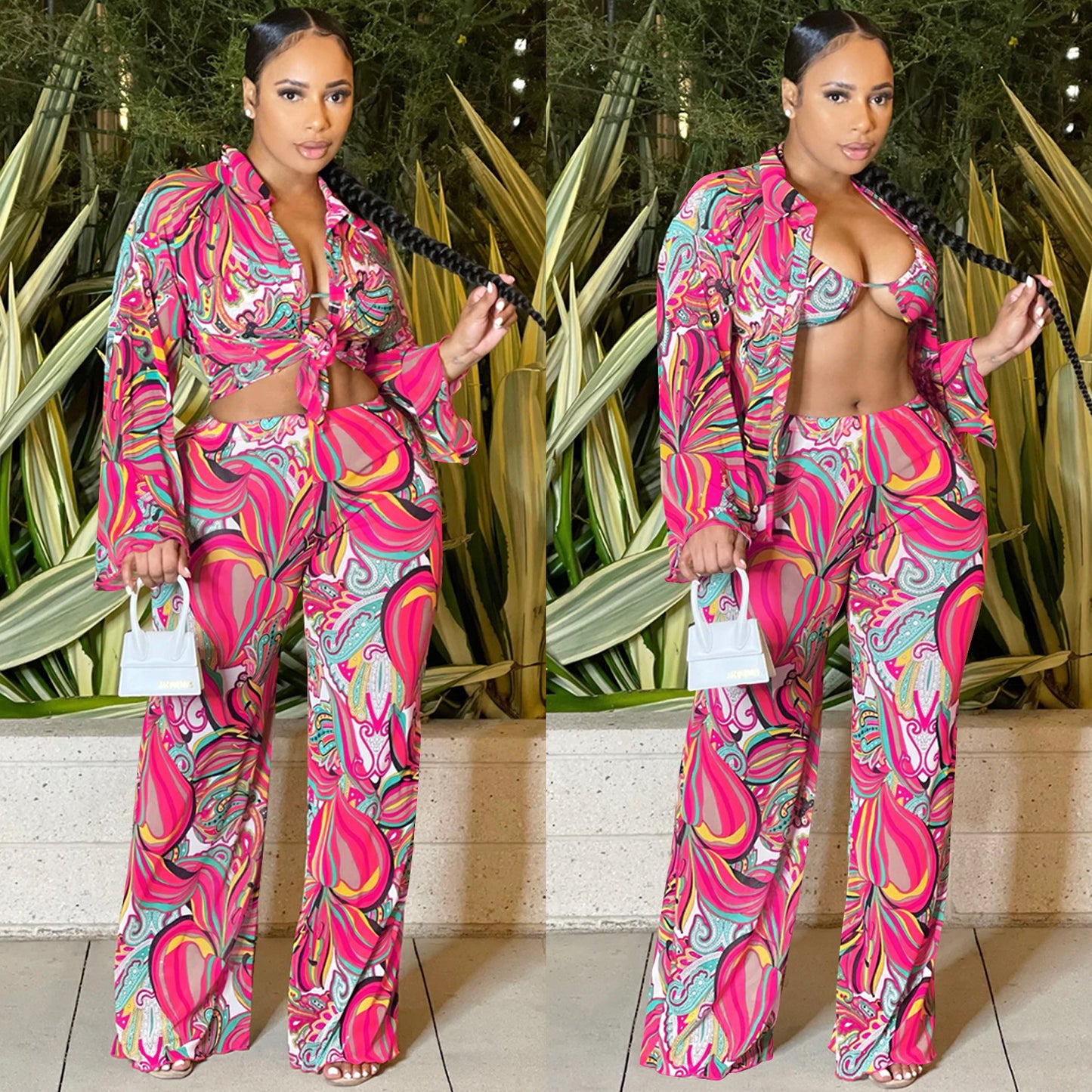 Getting Attention Summer Set - Beachwear, Two Piece Sets