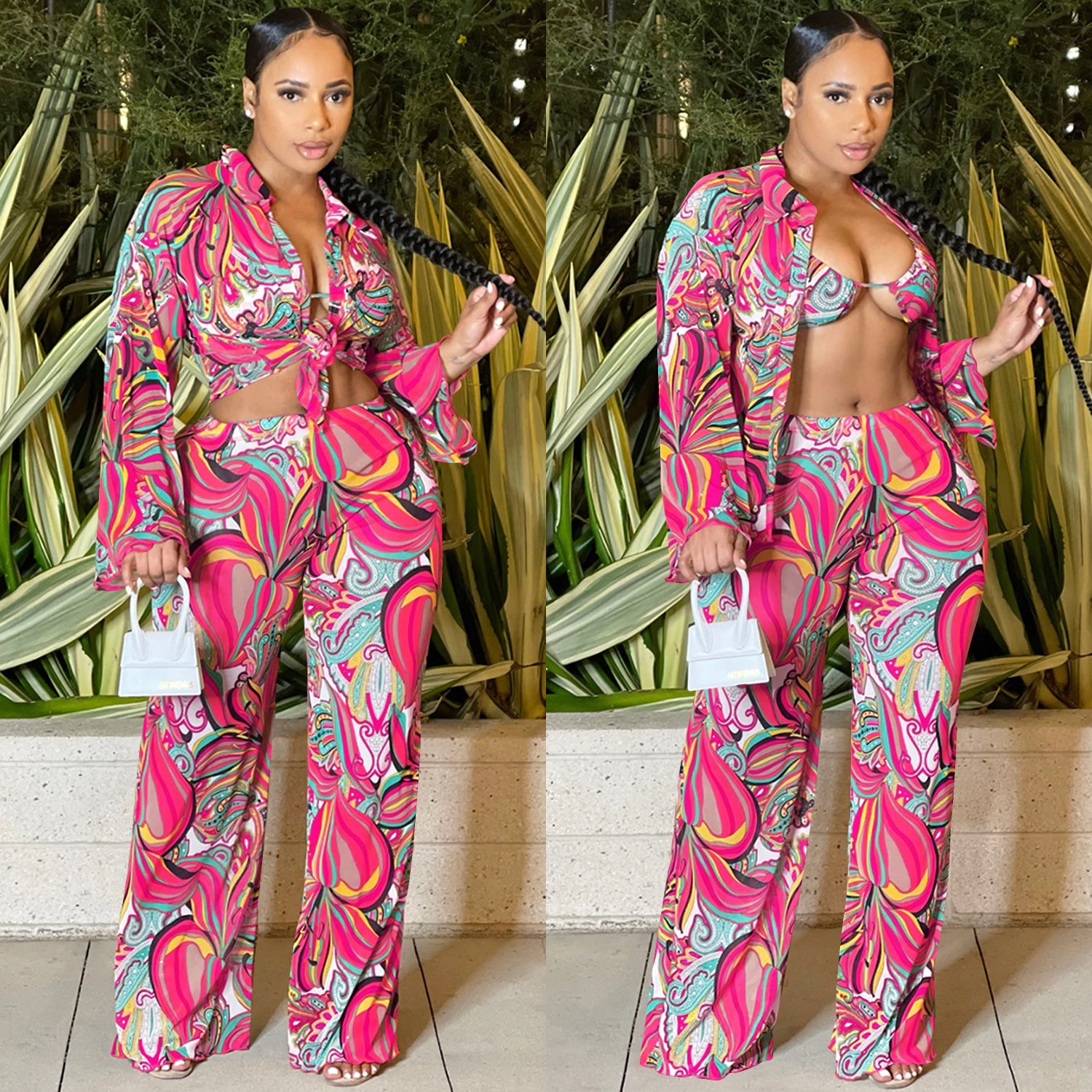 Getting Attention Summer Set - Beachwear, Two Piece Sets