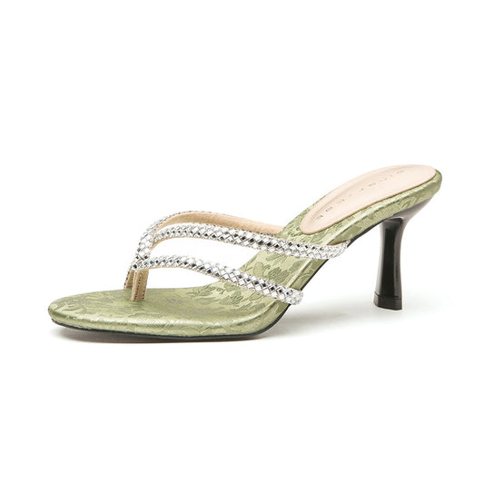 Midnight Glam Sandals - High Heel Sandals